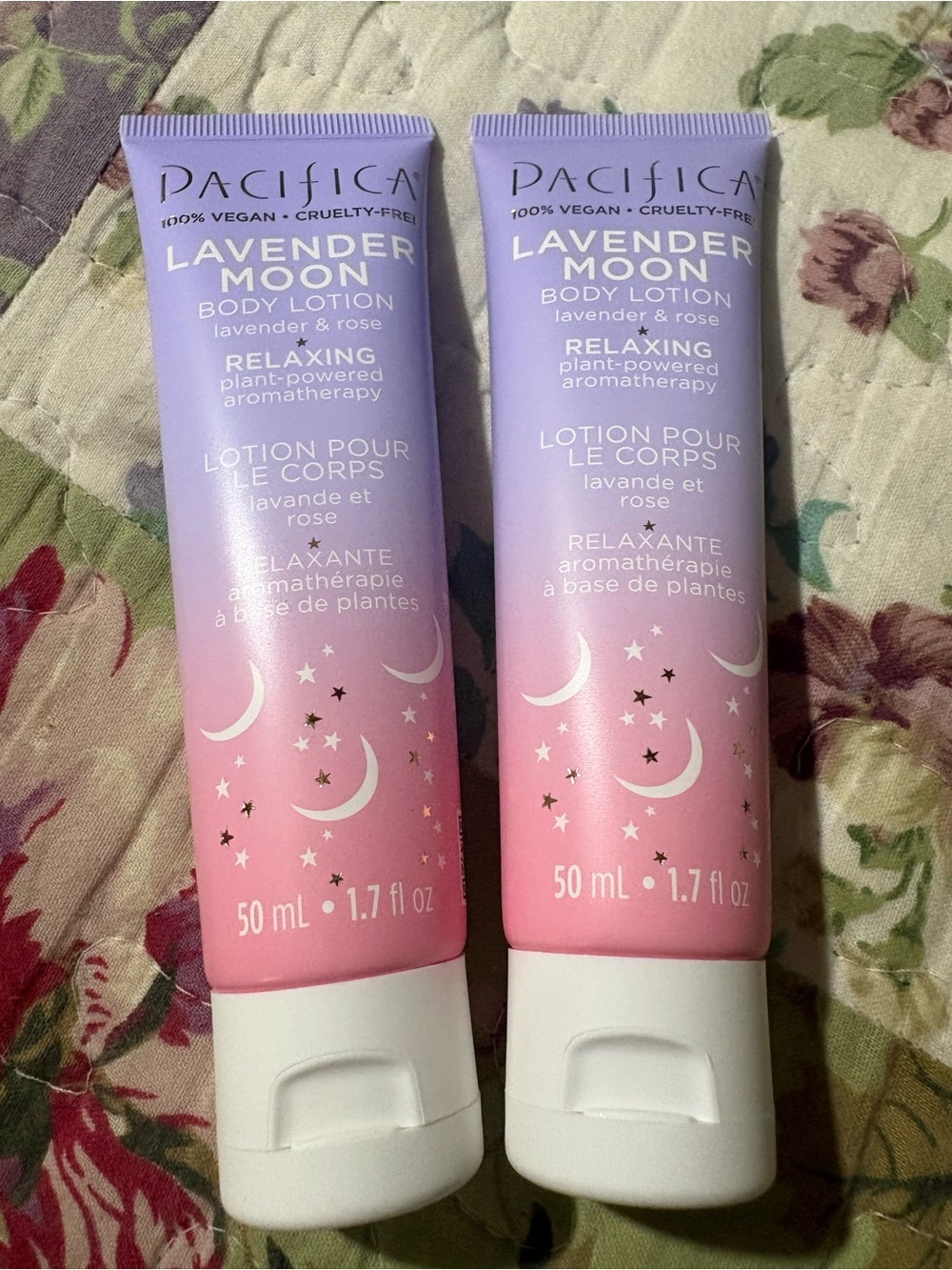Pacifica Lavender Moon Body Lotion - Purple and Pink